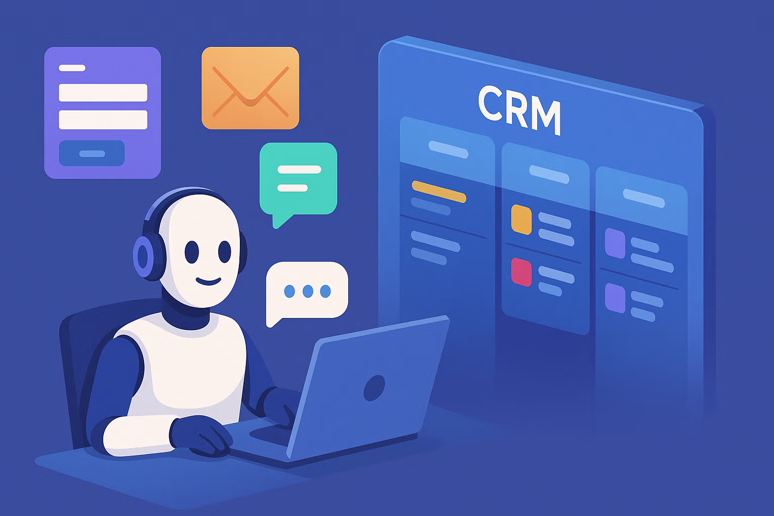 Визуализация сценария «ИИ-агент по входящим заявкам (лидам)»